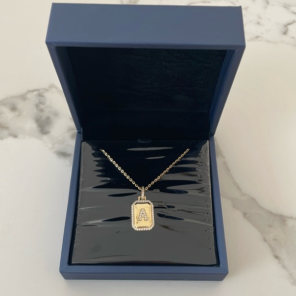 NWT Gold A Initial Necklaces for Women 18K Gold Jewelry Letter Pendant Necklace - Picture 1 of 5